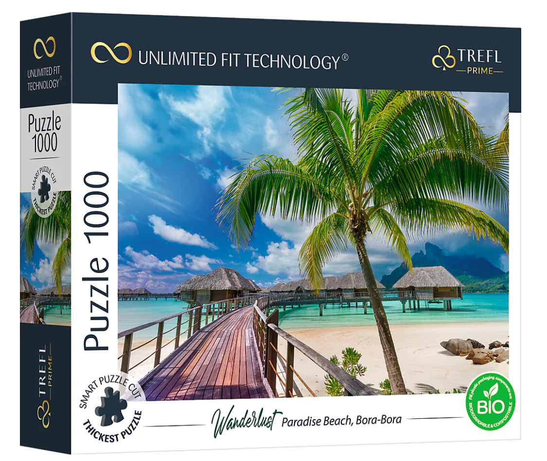 Wanderlust: Paradise Beach, Bora Bora 1000pc puzzle